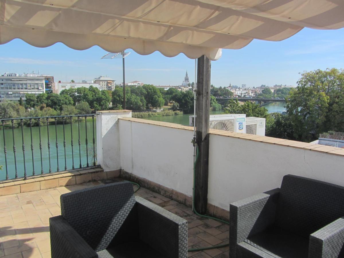 Trianabridgeviews Atico Con Vistas Al Puente De Triana Calle Castilla 38 Sevilla Exteriör bild